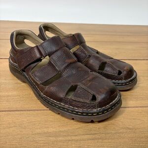 Dr Martens Vintage Men’s Leather Fisherman Sandals 8B77 Brown 13